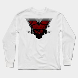 Cyborg Music Skull Long Sleeve T-Shirt